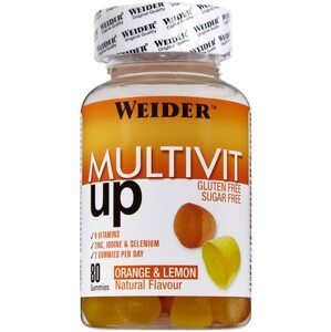 Weider Multivit Up 80 gummies, želatinové bonbóny obsahující vitamíny a minerály Varianta: pomeranč - citron