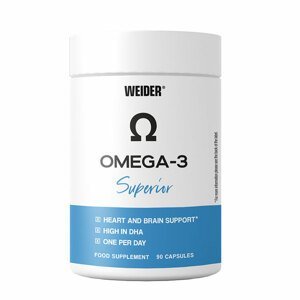 Weider Omega-3 Superior 90 kapslí Varianta: rybí olej bohatý na omega 3 mastné kyseliny