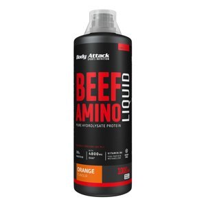 Body Attack Beef Amino Liquid 1000 ml, hydrolyzát hovězí bílkoviny Varianta: Pomeranč