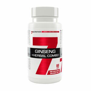 7NUTRITION Ginseng + Herbal Combo 60 caps, ženšen korejský a sibiřský, ashwaganda Varianta: kurkuma