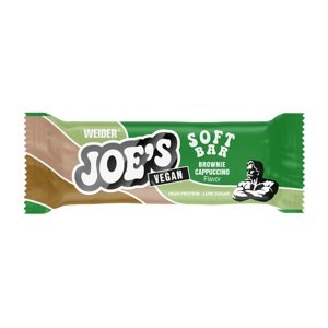 Weider Joe´s Soft Bar 50 g, tyčinka se zvýšeným obsahem bílkovin vhodná i pro vegany Varianta: Brownie Cappuccino