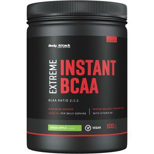 Body Attack Extreme Instant BCAA 2:1:1, prášková forma BCAA s vysokým obsahem aminokyselin Varianta: Blackberry