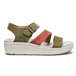 Keen ELLECITY BACKSTRAP WOMEN martini olive/baked clay Velikost: 42 dámské sandály