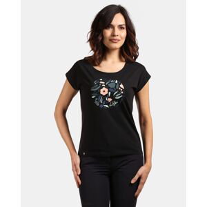 Kilpi ROANE-W Černá Velikost: 44 dámské tričko s krátkým rukávem