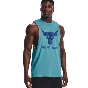 UNDER ARMOUR PROJECT ROCK-UA PROJECT ROCK BRAHMA BULL TANK-BLU Modrá M