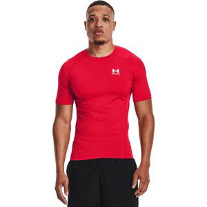 UNDER ARMOUR-UA HG Armour Comp SS-RED 600 Červená XXL