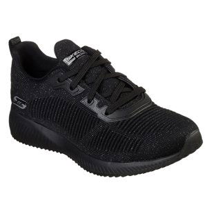 SKECHERS-Bobs Sport Squad Total Glam black/silver Černá 38