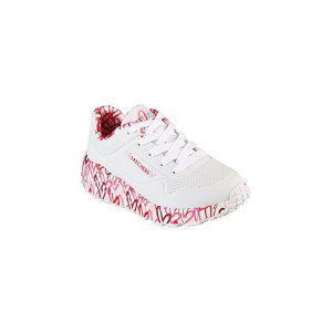 SKECHERS-Uno Lite Lovely Luv white/red Bílá 39