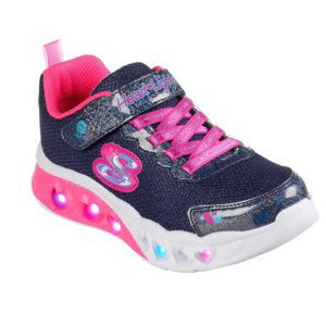 SKECHERS-Flutter Heart Lights navy Modrá 30