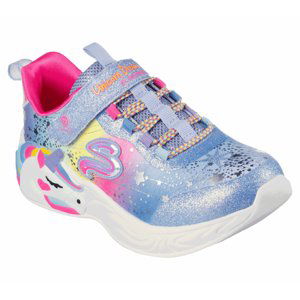 SKECHERS-S Lights Unicorn Dreams blue Modrá 32