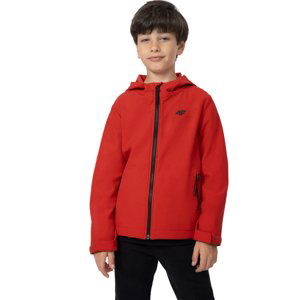 4F-SOFTSHELL JACKET  M091-62S-RED Červená 158