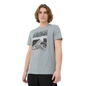 4F-TSHIRT  M490-25S-GREY Šedá XL