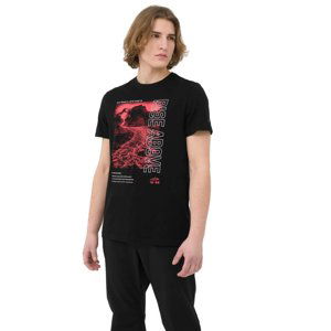 4F-TSHIRT  M489-20S-DEEP BLACK Černá XXL