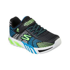 SKECHERS-S Lights Flex Glow Elite black/lime Černá 28