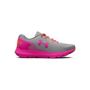 UNDER ARMOUR-UA GGS Charged Rogue 3 halo gray/after burn/rebel pink Šedá 37,5