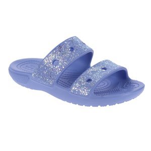 CROCS-Classic Crocs Glitter Sandal moon jelly Modrá 33/34