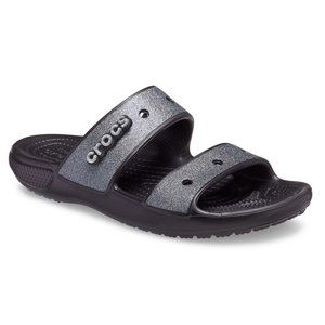 CROCS-Classic Croc Glitter II Sandal black Černá 42/43