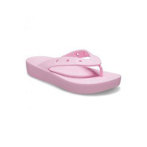 CROCS-Classic Platform Flip W flamingo Růžová 38/39