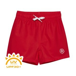 COLOR KIDS-Swim Shorts - Solid, goji berry Červená 140