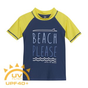 COLOR KIDS-T-shirt W. Print, dark denim Modrá 152