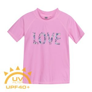 COLOR KIDS-T-shirt W. Print, begonia pink Růžová 128