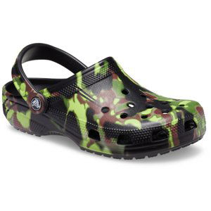 CROCS-Classic Spray maskáčová Clog black maskáčová 42/43