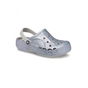 CROCS-Baya Glitter Clog T silver Stříbrná 24/25