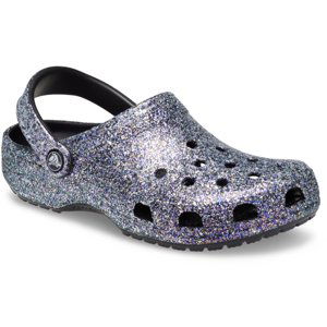 CROCS-Classic Glitter Clog black/multi Černá 42/43