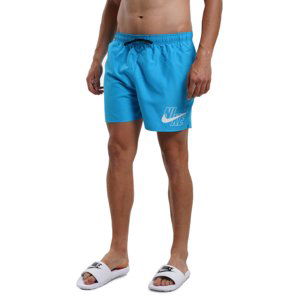 NIKE SWIM-Logo Lap 5 inch-406 Laser blue Modrá XL