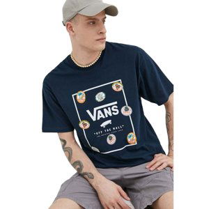 VANS-MN CLASSIC PRINT BOX-NAVY-WHITE-WATERFALL Modrá M