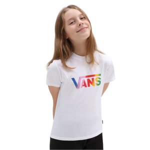 VANS-GR FLYING V CREW GIRLS-WHITE-CYCLAMEN Bílá S