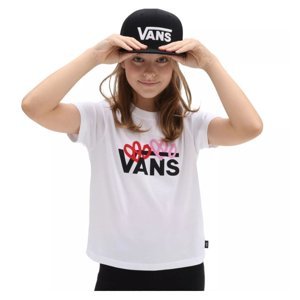 VANS-VALENTINES LOGO BOXY-WHITE Bílá XL