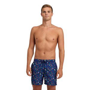 ARENA-MENS BEACH BOXER ALLOVER-750-navy multi Modrá M