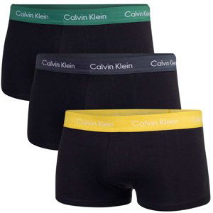 CALVIN KLEIN-LOW RISE TRUNK 3 PK-0000U2664G-CA9-Black Černá M