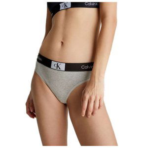 CALVIN KLEIN-MODERN THONG-000QF7221E-P7A-Grey Šedá XL