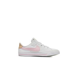 NIKE-Court Legacy Ks white/pink foam/honeydew Bílá 34