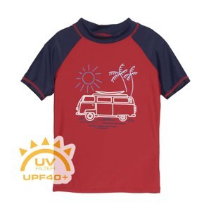 COLOR KIDS-T-shirt W. Print-4552-Goji Berry Červená 122