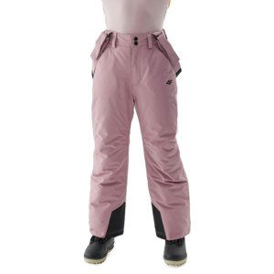 4F-TROUSERS FNK-JAW23TFTRF353-53S-DARK PINK Růžová 158