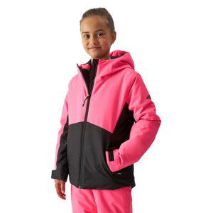 4F JUNIOR-TECHNICAL JACKET-JAW23TTJAF292-55N-HOT PINK NEON Růžová 158