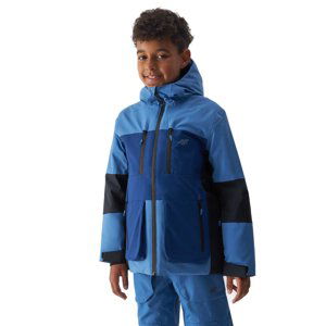 4F JUNIOR-TECHNICAL JACKET-JAW23TTJAM301-33S-BLUE Modrá 164