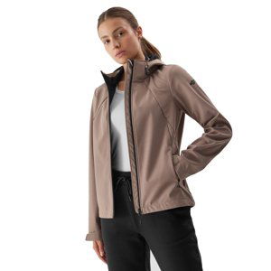 4F-SOFTSHELL JACKET-AW23TSOFF152-82S-LIGHT BROWN Hnědá S