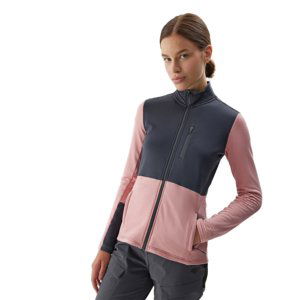 4F-FLEECE-AW23TFLEF142-56S-LIGHT PINK Růžová XS