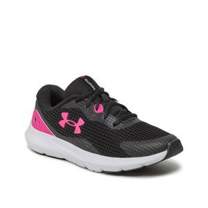 UNDER ARMOUR-UA W Surge 3 black/black/rebel pink Černá 40,5