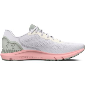 UNDER ARMOUR-UA W HOVR Sonic 6 white/olive tint/grove green Bílá 38,5