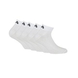 FILA-F9300/5 SOCKS 5-PACK 300 White Bílá 43/46