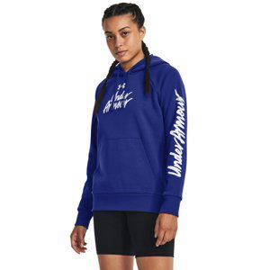 UNDER ARMOUR-UA Rival Fleece Graphic Hdy-Royal BLU Modrá M