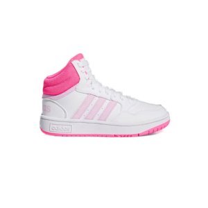 ADIDAS-Hoops 3.0 Mid K cloud white/orchid fusion/lucid pink Bílá 39 1/3