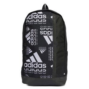 ADIDAS-LIN BP M GFXU BLACK/WHITE Černá 22,5L