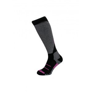 BLIZZARD-Wool Sport Junior ski socks, black/red Černá 24/26