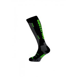 BLIZZARD-Wool Sport Junior ski socks, black/green Černá 27/29